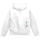 綾錦工房 りこりすの津軽三味線【黎明】 Zip Hoodie