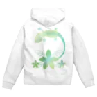 Happybirthdayのヤモリ ハワイアン  Zip Hoodie