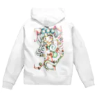 弐０Heartsのうさ耳魔術師 Zip Hoodie