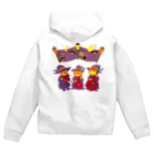 GOODS SHOP【そぞろな小窓】 SUZURI店の[バックプリント]【本番まであと何日？】 Zip Hoodie