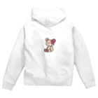 ゆるれあの「ぬ」ぬいぐるみ Zip Hoodie