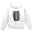 ニンニンshopのうしろのトグロ Zip Hoodie