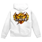 IGNITE FORTNITE CLANのIGNITE OFFICIAL GOODS ジップパーカー