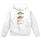 さちこの生物雑貨のギョギョギョ魚 Zip Hoodie