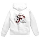 SaionjiNami_OfficialMerchandiseのℱⁿ（世界樹と黒フォント） 西園寺ナミ公式グッズ Zip Hoodie