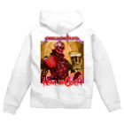 酒飲みウェアのSAKE GA SUKI DEATH Zip Hoodie