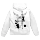 ScapegoatのScapegoat-Memento Mori(淡色向け) Zip Hoodie