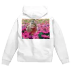 うさぎのうみちゃんねるショップのそらちゃん-うさぎのうみ Zip Hoodie