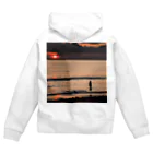 Chit-Chatのsunset Zip Hoodie