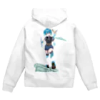 スライムバケツ店の有馬千草ママ冷音ちゃん（右手異空間B） Zip Hoodie