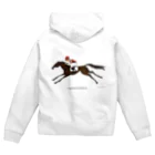 POPPY＿moooo  チャリティーショップのthoroughbred Zip Hoodie