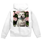 spaceinudogのflowerinudog3 Zip Hoodie