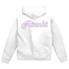 海月(みづき)のいつでも海月くんローマ字 Zip Hoodie