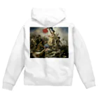 世界美術商店の民衆を導く自由の女神 / Liberty Leading the People Zip Hoodie