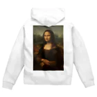 世界美術商店のモナ・リザ / Mona Lisa Zip Hoodie