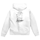 AbebebebeのT-open Zip Hoodie