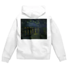 世界美術商店のローヌ川の星月夜 / Starry Night Zip Hoodie