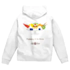 HeartToMeの喫茶　花猫珈琲　＜プリンアラモード＞ Zip Hoodie