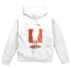 piyolardのふわふわチュウサギ Zip Hoodie