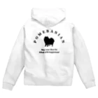 onehappinessのポメラニアン　happiness!　【One:Happiness】 Zip Hoodie