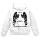 武道LABOのwings to winning ジップアップパーカー〜勝利への翼〜 Zip Hoodie