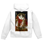 世界美術商店の玉座のナポレオン / Napoleon I on His Imperial Throne Zip Hoodie