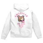 LONESOME TYPE ススのLove❤️Dogs（アメリカンピットブルテリア・赤鼻） Zip Hoodie