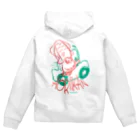 Ryuthirdのアオリイカん Zip Hoodie