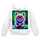 Pom-Dog'sのちょっとサイコなポメラニアン Zip Hoodie