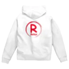 RリラックスのRリラックス　ロゴ Zip Hoodie