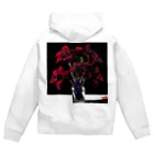 水草のサイケデリックなアマリリス Zip Hoodie