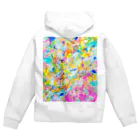 color me color worldのirodori Zip Hoodie