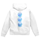 💙ゆらゆら王国💜のクラゲ天使界隈パーカー Zip Hoodie