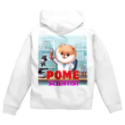 Pom-Dog'sのポメサイエンティスト Zip Hoodie