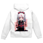 Cyber XXXのオタクの上にオタクを造らず　オタクの下にオタクを造らず Zip Hoodie