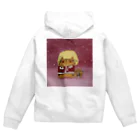 みゆ左衛門のサンタさんのお手伝い Zip Hoodie