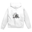 Kalytero グッズ制作部のPCクラッシャー猫 Zip Hoodie