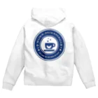 水影凪ルカ公式SHOPのルカフェロゴ×シグネチャー　ZIPパーカー（ネイビー×淡色） Zip Hoodie