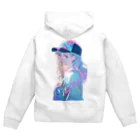 yanagi029の帽子女子 Zip Hoodie