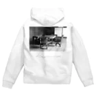 Kazumichi Otsubo's Souvenir departmentのa Room for the "Time" BW 2 Zip Hoodie