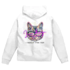 リモデザインスタジオの現実創造ネコ｜Limo design studio Zip Hoodie