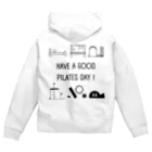 pilates_loversのHave a Good Pilates Day! Zip Hoodie