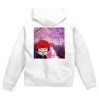 瀧さんショップの瀧さん似顔絵アイテム Zip Hoodie