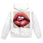 Nin9neのlips Zip Hoodie