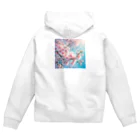 終わらない夢🌈の美しい桜🌸✨ Zip Hoodie