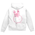 soratoのトゥシューズのうさぎ Zip Hoodie