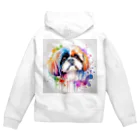 【ma chérie】A treasury of love.のカラフルシーズー Zip Hoodie