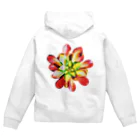 JaachanのSucculents series アエオニウム Zip Hoodie