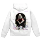 カラスのクッピのちびっ子カラス Zip Hoodie