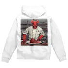 d-design-labのdevil's cookingグッズ Zip Hoodie